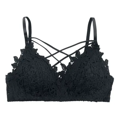 BH de Grey Velvet - Lace Bra - XS - para Mujer - Negro