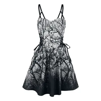 Vestidos de longitud media Gótico de Vixxsin - Forest Dress XL - para Mujer - Negro