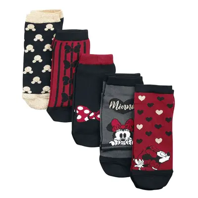 Calcetines Disney de Micky & Minnie - Minnie Mouse - EU 35-38 - para Mujer - multicolor