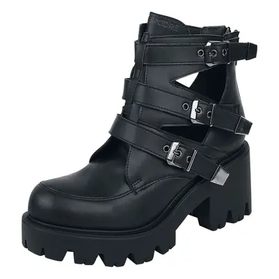 Botas Gótico de Altercore - Randa Vegan - EU36 EU40 - para Mujer - Negro