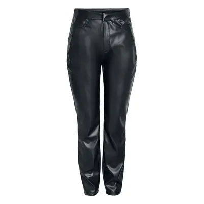 Pantalones de cuero de imitación de Noisy May - Andy Moni PU W28L34 - para Mujer - Negro