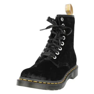 Botas de Dr. Martens - 1460 Vegan - Black crushed velvet - EU36 EU40 - para Mujer - Negro