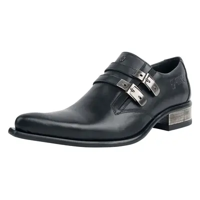 Zapatos bajos de New Rock - VIP Cuerolite - EU40 EU47 - para Hombre - Negro