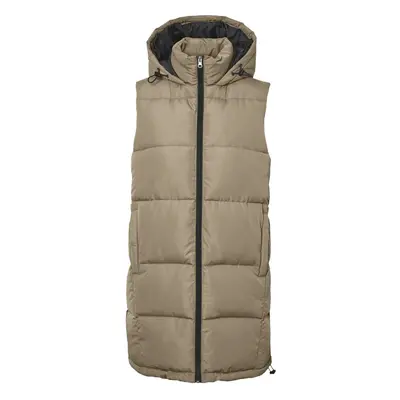 Chaleco de Noisy May - NMAurora Hood Vest NOOS - XS L - para Mujer - Beige