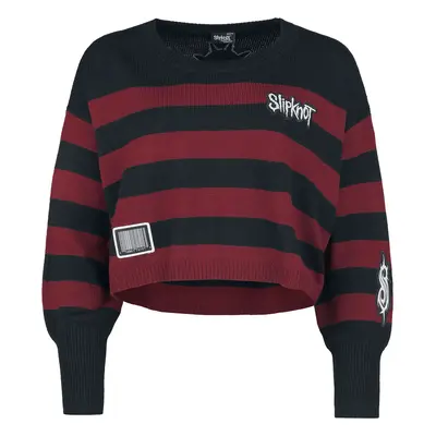 Jersey de punto de Slipknot - EMP Signature Collection - S XXL - para Mujer - negro/rojo oscuro