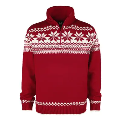 Jersey de punto de Brandit - Norwegian-Style Sweater - S XXL - para Hombre - Rojo