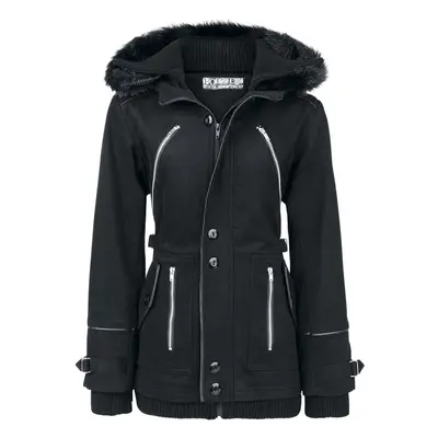 Chaqueta de Invierno de Poizen Industries - Abrigo Chase - S XL - para Mujer - Negro