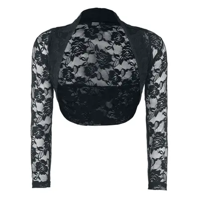 Bolero Gótico de Banned Alternative - Lace Bolero - S XL - para Mujer - Negro