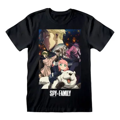 Camiseta Anime de Spy x Family - Family Joy XXL - para Hombre - Negro