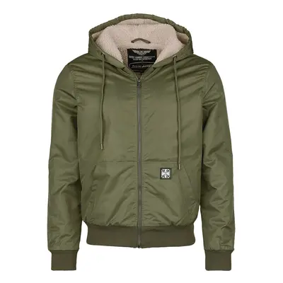 Chaqueta entre-tiempo de West Coast Choppers - WCC BFU Jacket - Olive Green - S 3XL - para Hombr