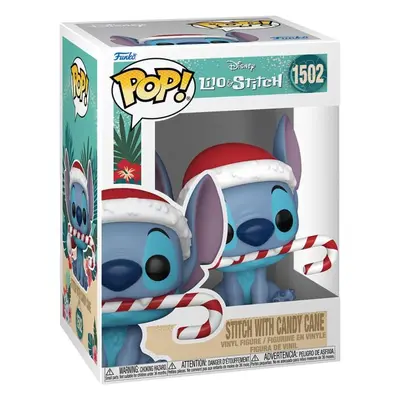 Lilo & Stitch - Stitch with Candy Cane (Holiday) Vinyl Figur 1502 - ¡Funko Pop! - Funko Shop Eur