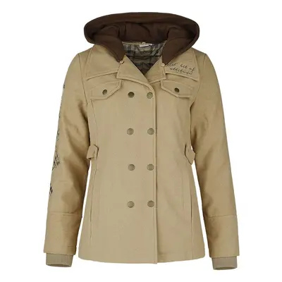 Chaqueta de Invierno de Guardianes De La Galaxia - I Am Groot - S XL - para Mujer - Beige