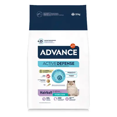 Advance 2 x 10 / 15 kg pienso para gatos - Pack Ahorro - Sterilized Hairball con pavo - 2 x 10 k