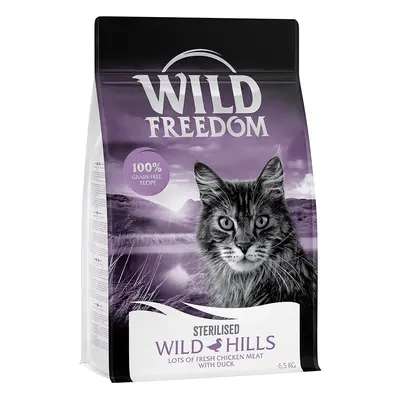 Wild Freedom Adult Wild Hills Sterilised con pato - 2 x 6,5 kg - Pack Ahorro