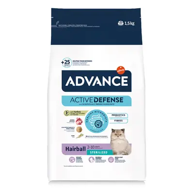 Advance Sterilized Hairball con pavo - 1,5 kg