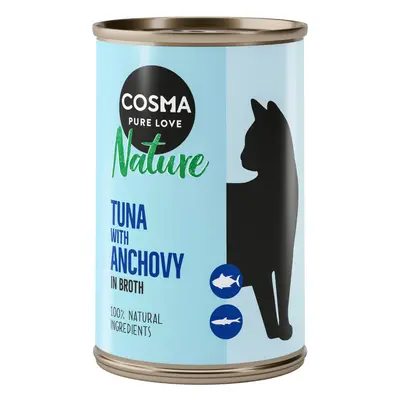 Cosma Nature 12 x 140 g - Pack Ahorro - Atún con anchoas