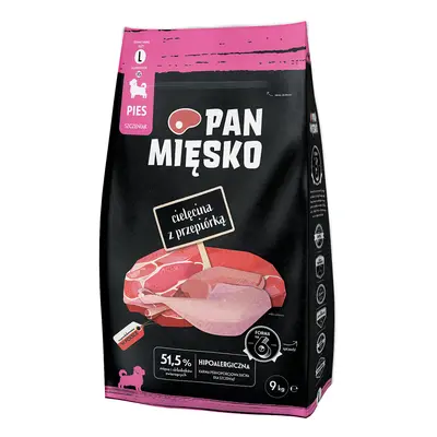 Pan Mięsko Large Puppy ternera con codorniz - 9 kg