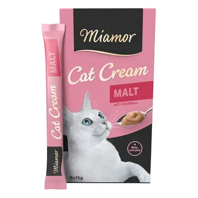 Miamor Cat Snack crema de malta para gatos - 66 x 15 g - Pack Ahorro