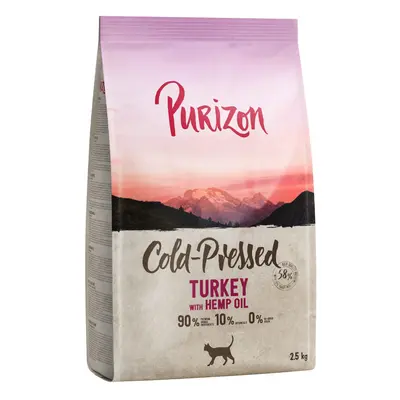 Purizon Single Meat / Coldpressed 2,5 kg para gatos ¡a precio especial! - Coldpressed con pavo y