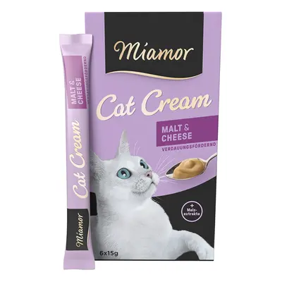 Miamor Cat Snack crema de malta y queso para gatos - 66 x 15 g