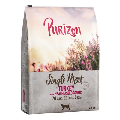 Purizon Single Meat / Coldpressed 2,5 kg para gatos ¡a precio especial! - Single Meat con pavo y