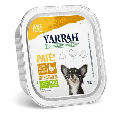 Yarrah ecológico 24 x 150 g en tarrinas - Pack Ahorro - Pollo con algas marinas