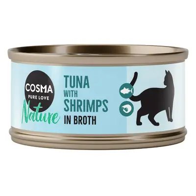 Cosma Nature 24 x 70 g - Pack Ahorro - Atún y gambas