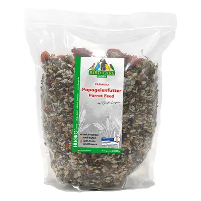 Hugro con frutas y flores comida para loros - 2 x 2,8 kg - Pack Ahorro