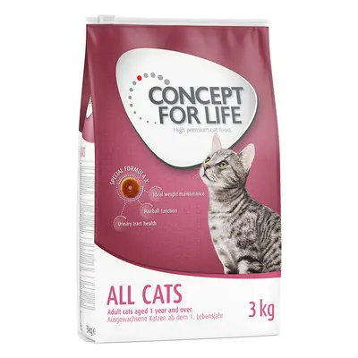 Concept for Life Adult 3 kg pienso para gatos: ¡15 % de descuento! - All Cats