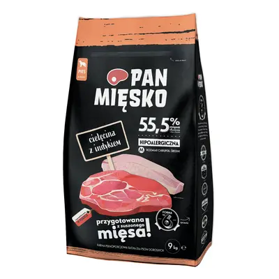 Pan Mięsko Medium ternera con pavo - 9 kg