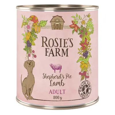 Rosie's Farm Adult 6 x 800 g comida húmeda para perros ¡con gran descuento! - Cordero