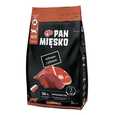 Pan Mięsko Cat Medium vacuno con venado - 2 x 5 kg - Pack Ahorro