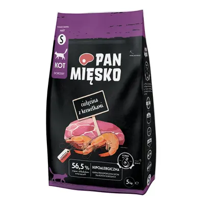 Pan Mięsko Cat Small ternera con gambas - 2 x 5 kg - Pack Ahorro