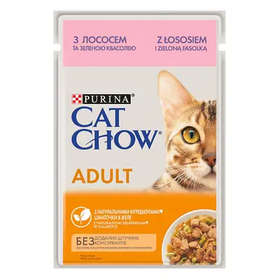 Cat Chow comida húmeda para gatos 104 x 85 g - Megapack Ahorro - Salmón