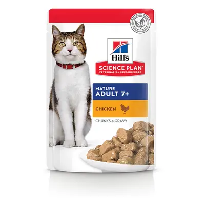 Hill's 48 x 85 g comida húmeda para gatos: ¡40 % de descuento! - Mature Adult 7+ Pollo