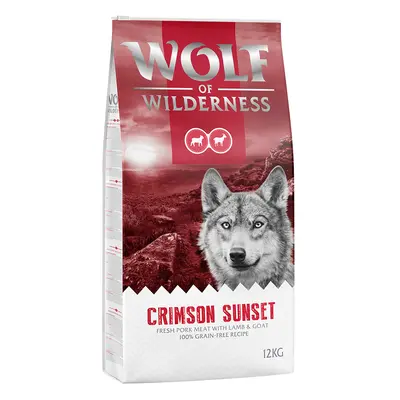 Wolf of Wilderness 12 kg pienso para perros ¡con 10 € de descuento! - Crimson Sunset, con corder