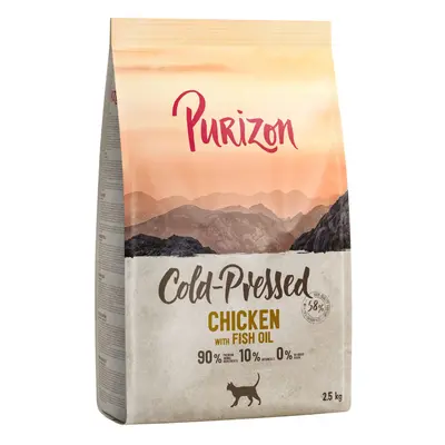 Purizon Single Meat / Coldpressed 2,5 kg para gatos ¡a precio especial! - Coldpressed con pollo 