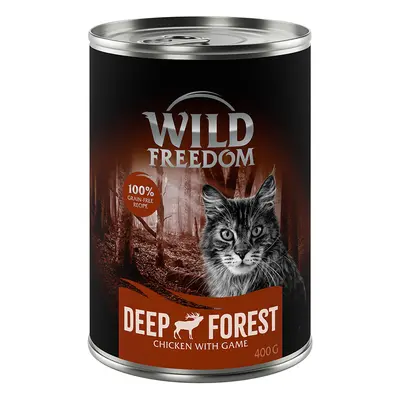 Wild Freedom 24 x 400 g comida húmeda para gatos: ¡10 € de descuento! - Deep Forest - Venado y p