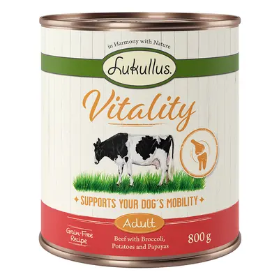 Lukullus Classic 24 x 800 g comida húmeda ¡con 10 € de descuento! - Vitality Articulaciones con 