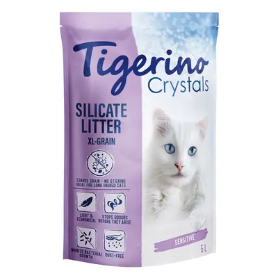 Tigerino Crystals 6 x 5 l arena absorbente ¡con gran descuento! - 6 x 5 l - XXL