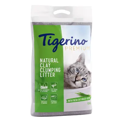 Tigerino Premium 2 x 12 kg arena aglomerante ¡a precio especial! - Olor a hierba fresca