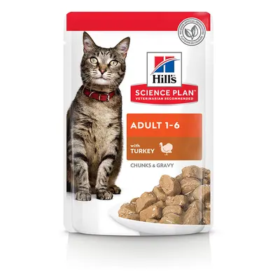 Hill's 48 x 85 g comida húmeda para gatos: ¡40 % de descuento! - Adult Pavo