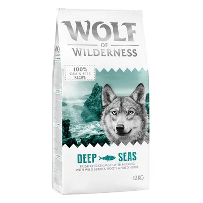 Wolf of Wilderness 12 kg pienso para perros ¡con 10 € de descuento! - Deep Seas, con arenque