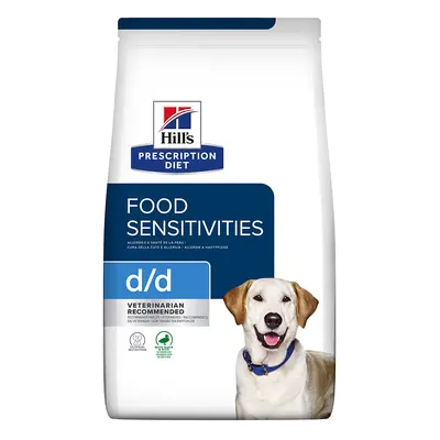 Hill's Prescription Diet 2 x 12 kg pienso para perros ¡a precio especial! - d/d con pato Food Se