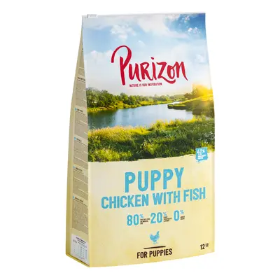 Purizon 12 kg pienso para perros ¡con 10 € de descuento! - Puppy Pollo y pescado