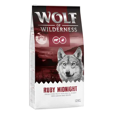 Wolf of Wilderness 12 kg pienso para perros ¡con 10 € de descuento! - Ruby Midnight, con vacuno 