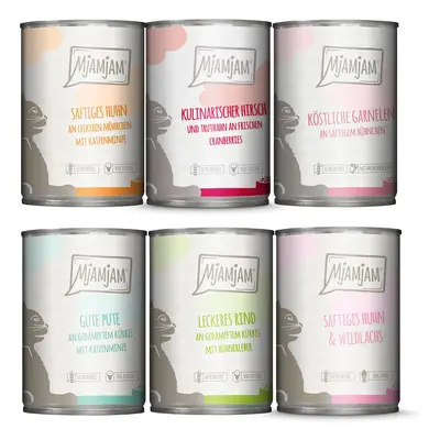 MjAMjAM 6 x 400 g comida húmeda para gatos en oferta: 5 + 1 ¡gratis! - Pack mixto II (6 variedad