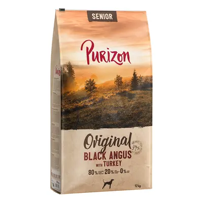 Purizon 12 kg pienso para perros ¡con 10 € de descuento! - Senior Black Angus con pavo