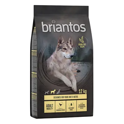 Briantos 12 kg / 14 kg pienso para perros ¡a precio especial! - Sin cereales - Adult Mobility Po