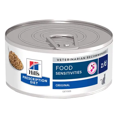 Hill's Prescription Diet 24 x 156 g en latas para gatos - Pack Ahorro - Alergias e intolerancias z/d